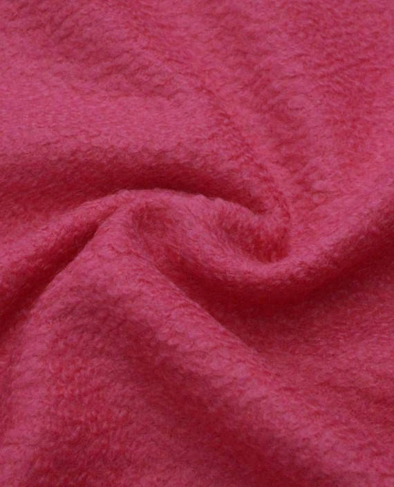 Ткань Шерсть Пальтовая 1455 цвет малиновый картинка