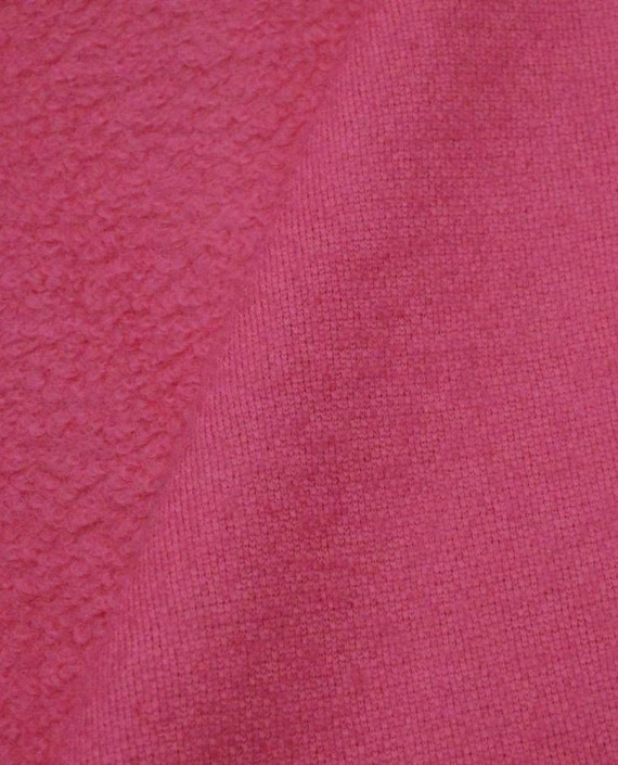 Ткань Шерсть Пальтовая 1455 цвет малиновый картинка 2