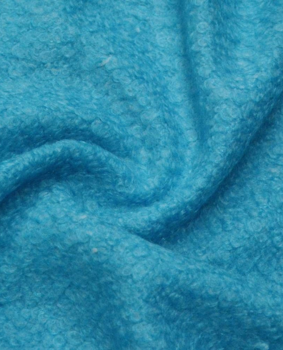 Ткань Шерсть Пальтовая 1456 цвет голубой картинка