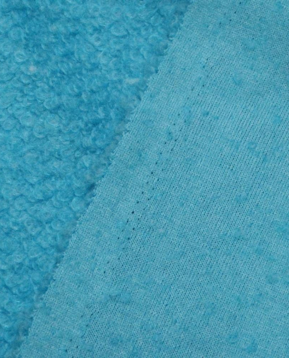 Ткань Шерсть Пальтовая 1456 цвет голубой картинка 1