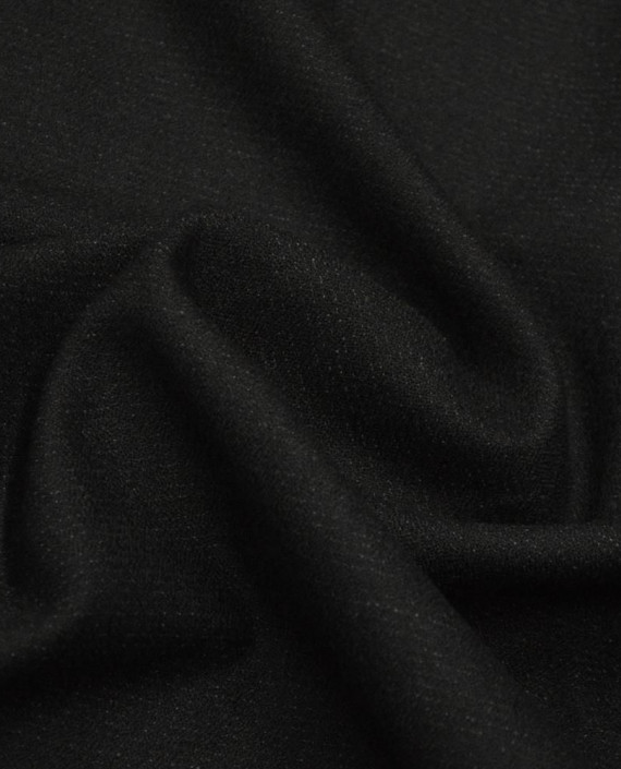 Ткань Шерсть Костюмная 1459 цвет черный картинка