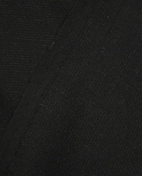 Ткань Шерсть Костюмная 1459 цвет черный картинка 1