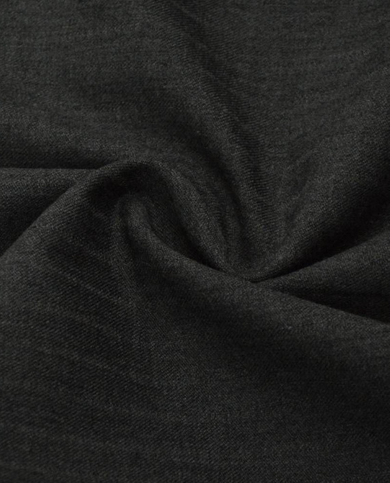 Ткань Шерсть Костюмная 1497 цвет серый в полоску картинка