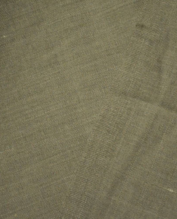 Ткань Шерсть Костюмная 1516 цвет хаки картинка 2
