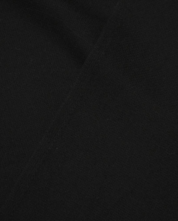 Ткань Шерсть Костюмная 1520 цвет черный картинка 2