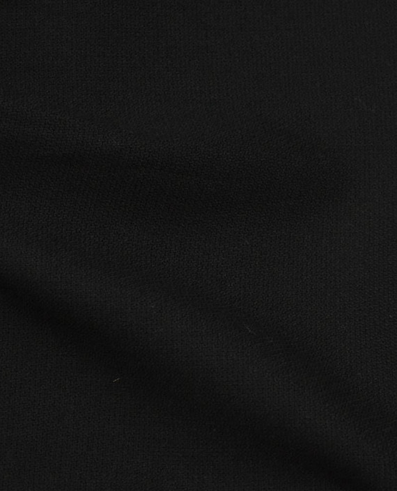 Ткань Шерсть Костюмная 1520 цвет черный картинка 1