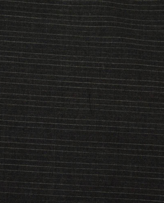 Ткань Шерсть Костюмная 1521 цвет серый в полоску картинка