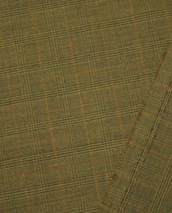 Ткань Шерсть Костюмная 1560 цвет хаки картинка 2