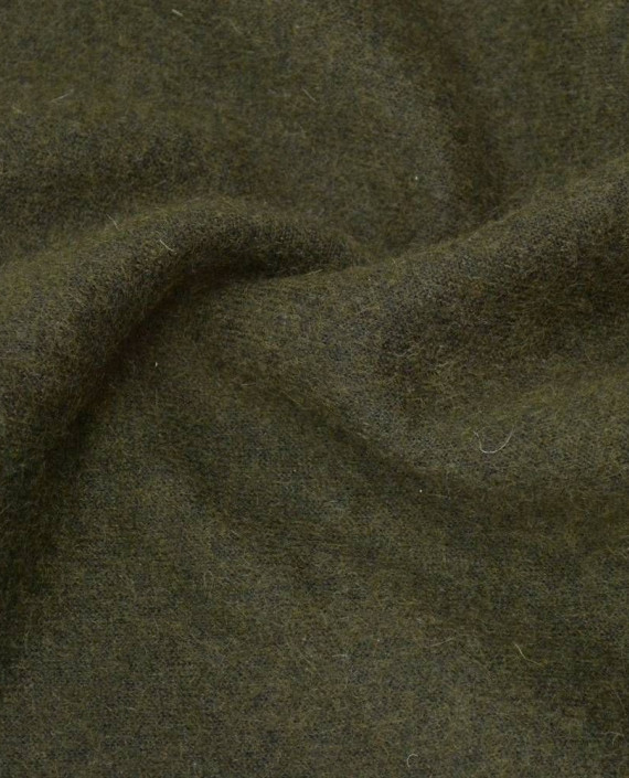 Ткань Шерсть Пальтовая 1592 цвет хаки картинка 2