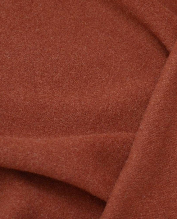 Ткань Шерсть Пальтовая 1594 цвет красный картинка 2