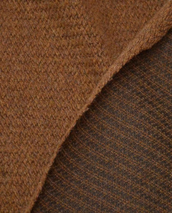Ткань Шерсть Пальтовая 1595 цвет коричневый картинка 1