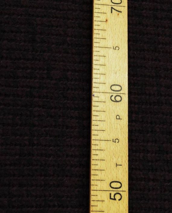 Ткань Шерсть Пальтовая 1633 цвет коричневый в полоску картинка 2