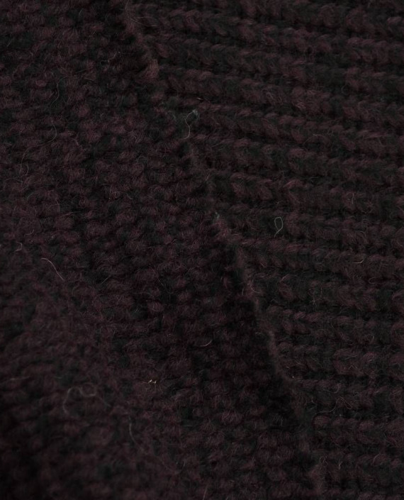Ткань Шерсть Пальтовая 1633 цвет коричневый в полоску картинка 1