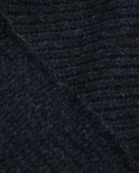 Ткань Шерсть Пальтовая 1634 цвет синий в полоску картинка 2