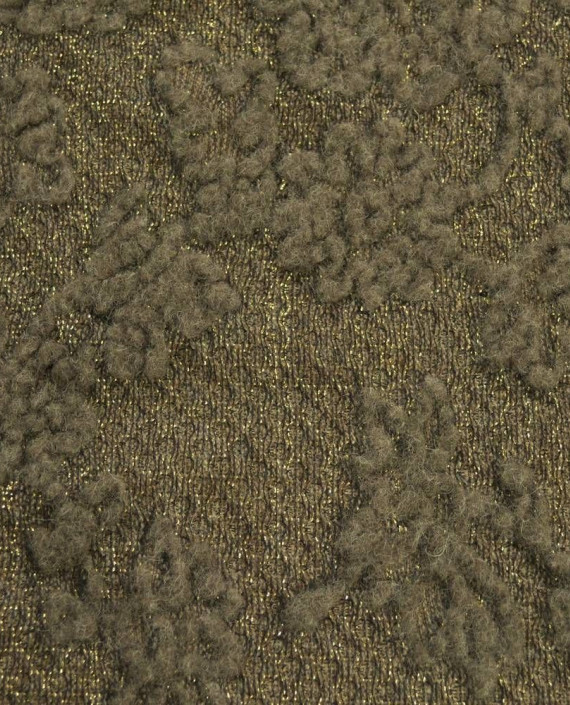 Ткань Шерсть Пальтовая 1646 цвет бежевый цветочный картинка