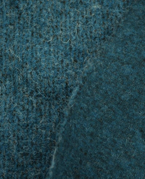 Ткань Шерсть Пальтовая 1648 цвет бирюзовый картинка 2