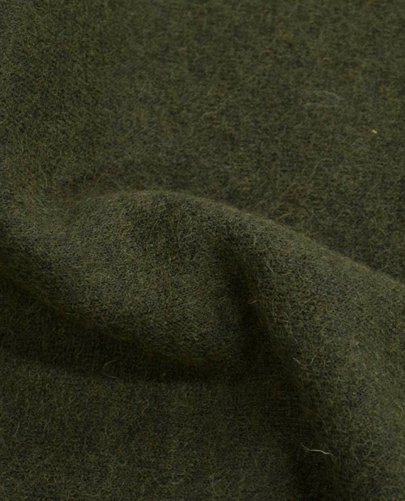 Ткань Шерсть Пальтовая 1656 цвет хаки картинка 1