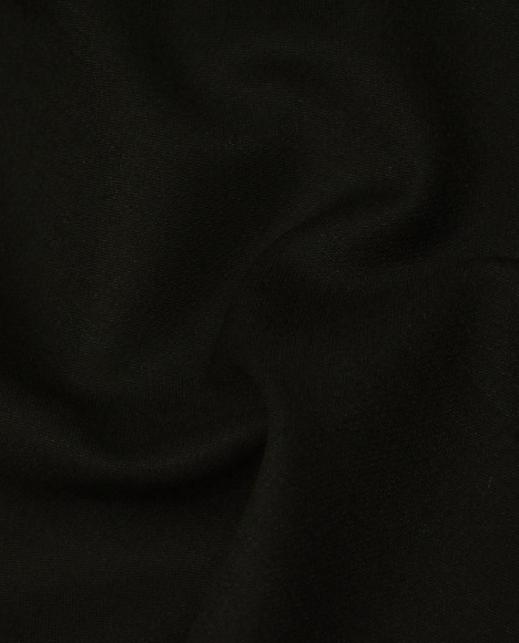 Ткань Шерсть Костюмная 1661 цвет черный картинка 1