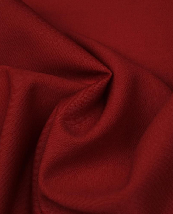 Ткань Шерсть Костюмная 1672 цвет бордовый картинка