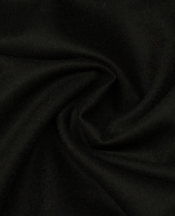 Ткань Шерсть Костюмная 1678 цвет черный картинка