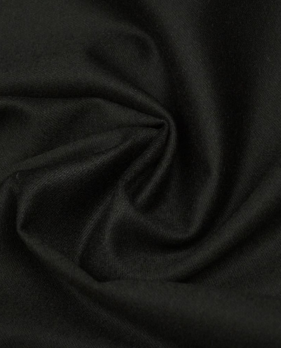 Ткань Шерсть Костюмная 1682 цвет черный картинка