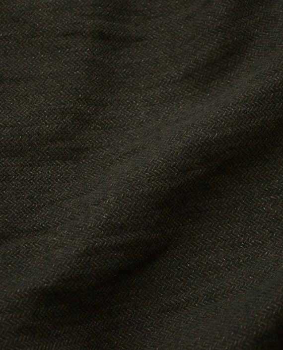 Ткань Шерсть Костюмная 1689 цвет хаки картинка