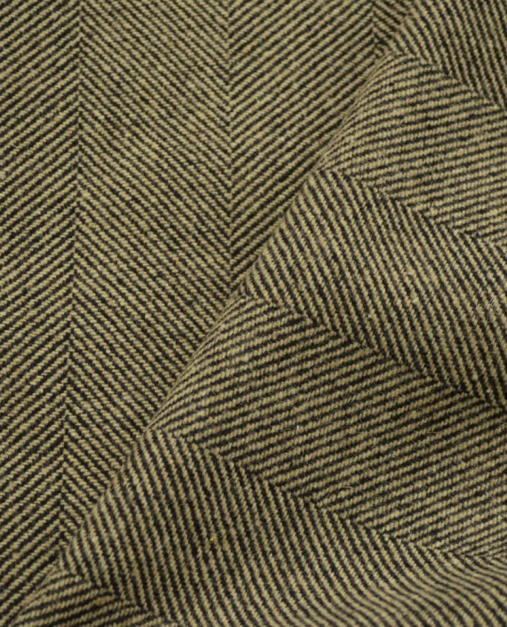 Ткань Шерсть Костюмно-пальтовая 1699 цвет коричневый картинка 1