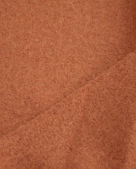Ткань Шерсть Пальтовая 1716 цвет оранжевый картинка 1