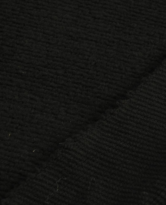 Ткань Шерсть Пальтовая 1719 цвет черный картинка 1