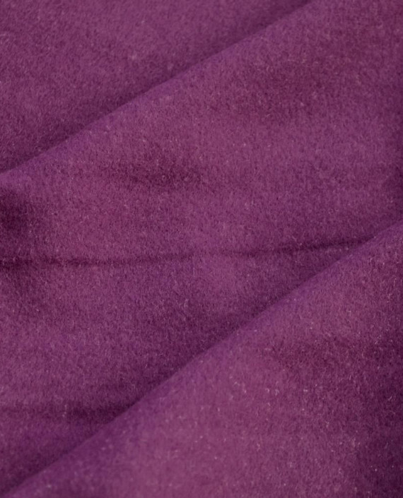Ткань Шерсть Пальтовая "Фиалка" 1720 цвет фиолетовый картинка 2
