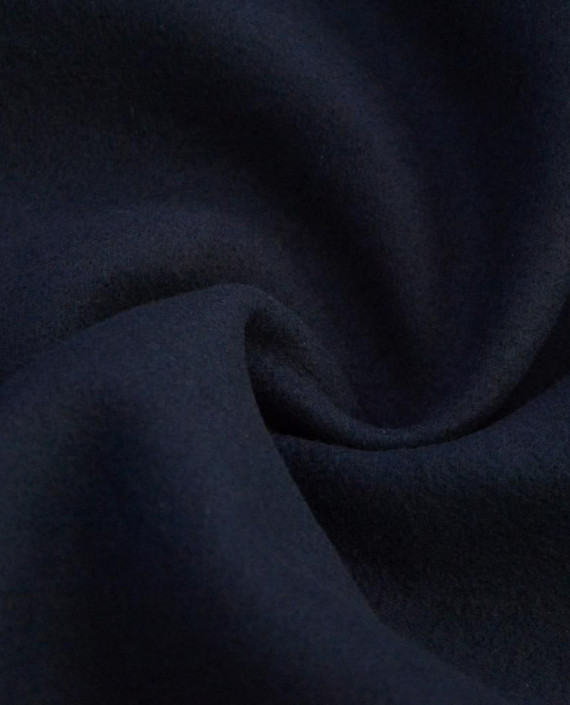 Ткань Шерсть Пальтовая 1738 цвет синий картинка