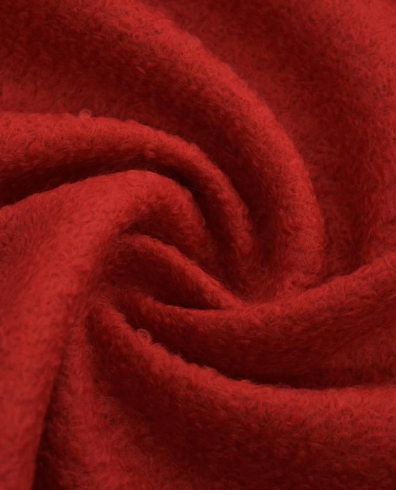 Ткань Шерсть Пальтовая 1745 цвет красный картинка