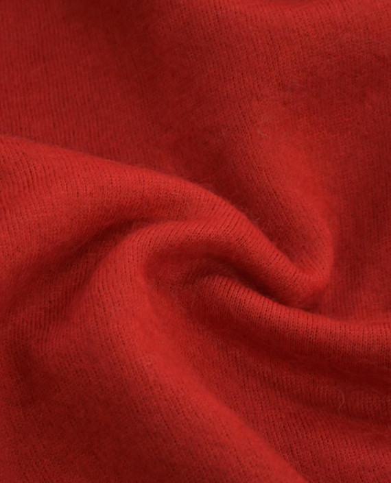 Ткань Шерсть Пальтовая 1745 цвет красный картинка 2