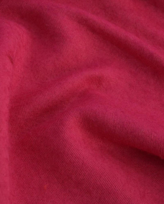 Последний отрез-2м Ткань Шерсть Пальтовая  11754 цвет малиновый картинка 2
