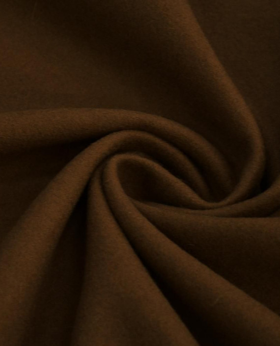 Ткань Шерсть Пальтовая 1760 цвет коричневый картинка