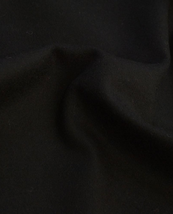 Ткань Шерсть Пальтовая 1763 цвет черный картинка 2