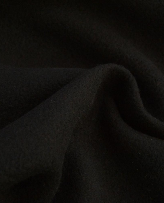 Ткань Шерсть Пальтовая 1764 цвет черный картинка