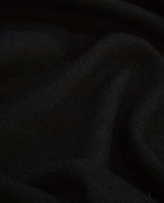 Ткань Шерсть Пальтовая 1764 цвет черный картинка 2