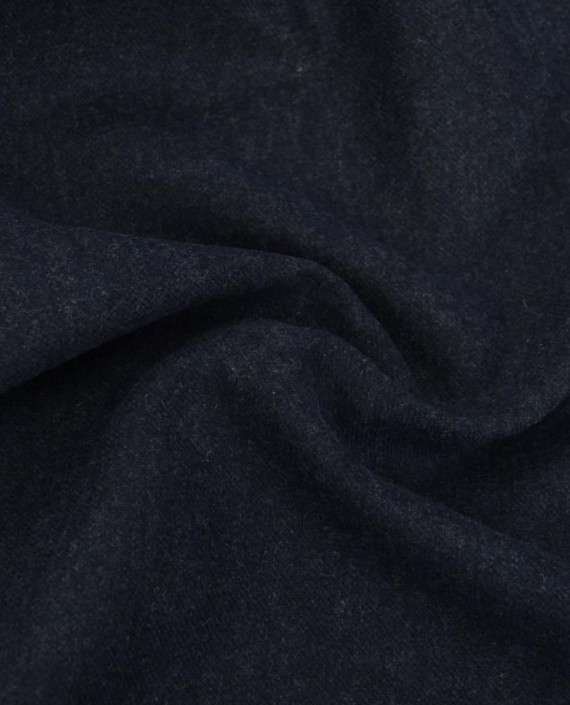 Ткань Шерсть Пальтовая 1768 цвет синий картинка