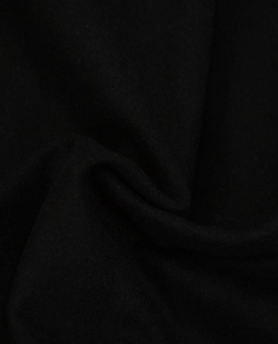 Ткань Шерсть Пальтовая 1770 цвет черный картинка 2