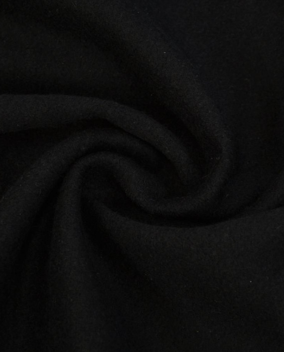 Ткань Шерсть Пальтовая 1782 цвет черный картинка