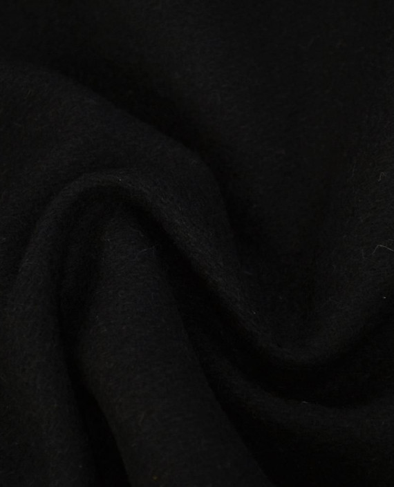 Ткань Шерсть Пальтовая 1782 цвет черный картинка 2
