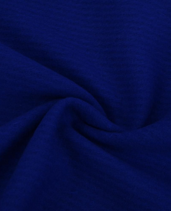Ткань Шерсть Пальтовая 1786 цвет синий картинка