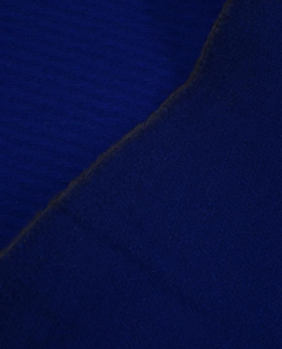 Ткань Шерсть Пальтовая 1786 цвет синий картинка 2