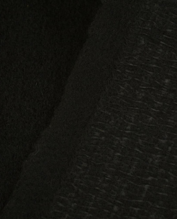 Ткань Шерсть Пальтовая 1788 цвет черный картинка 1