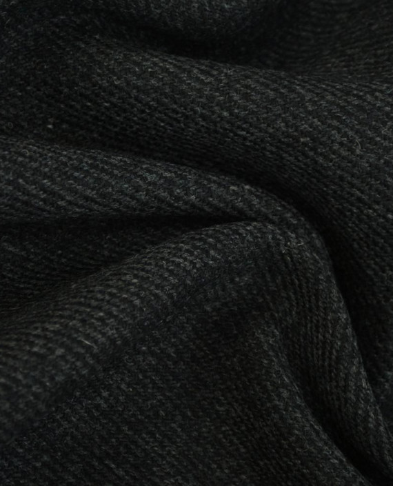 Ткань Шерсть Пальтовая 1795 цвет серый полоска картинка