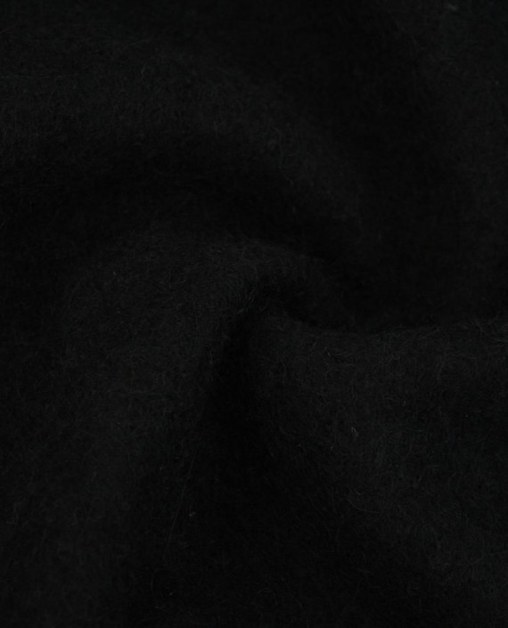Ткань Шерсть Пальтовая 1800 цвет черный картинка