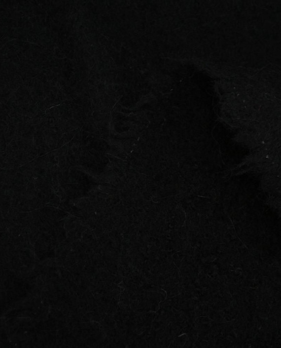 Ткань Шерсть Пальтовая 1800 цвет черный картинка 1