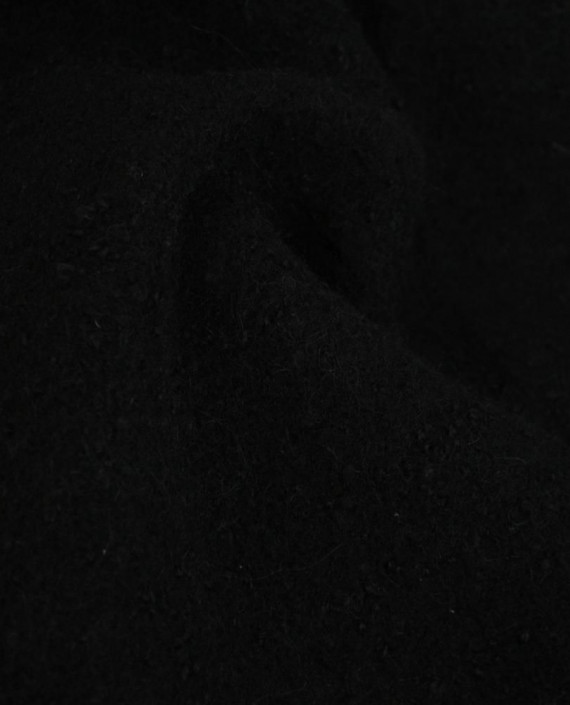 Ткань Шерсть Пальтовая 1800 цвет черный картинка 2