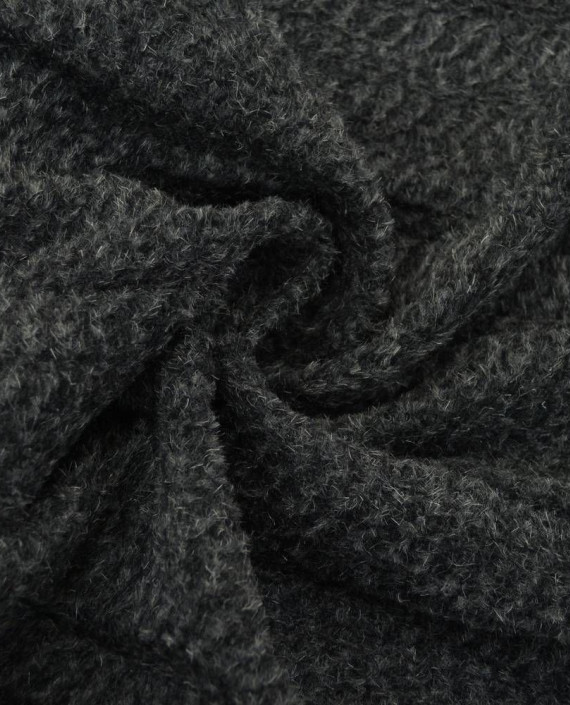 Ткань Шерсть Пальтовая 1814 цвет серый геометрический картинка